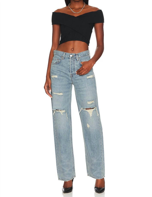 Grlfrnd - BELLA LOW RISE BOYFRIEND JEAN