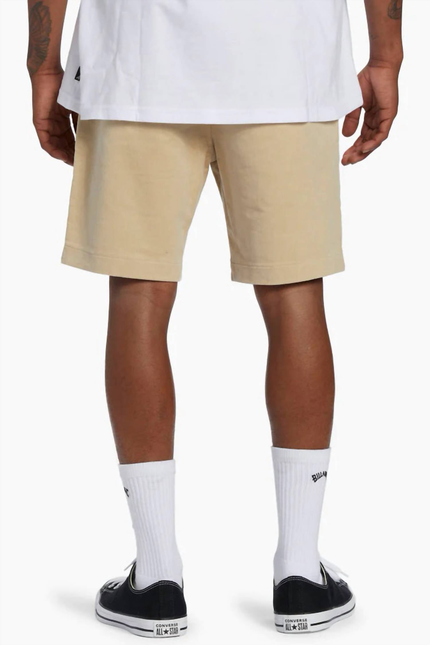Billabong Larry Layback Cord Shorts in chino - men's shorts - alternate view