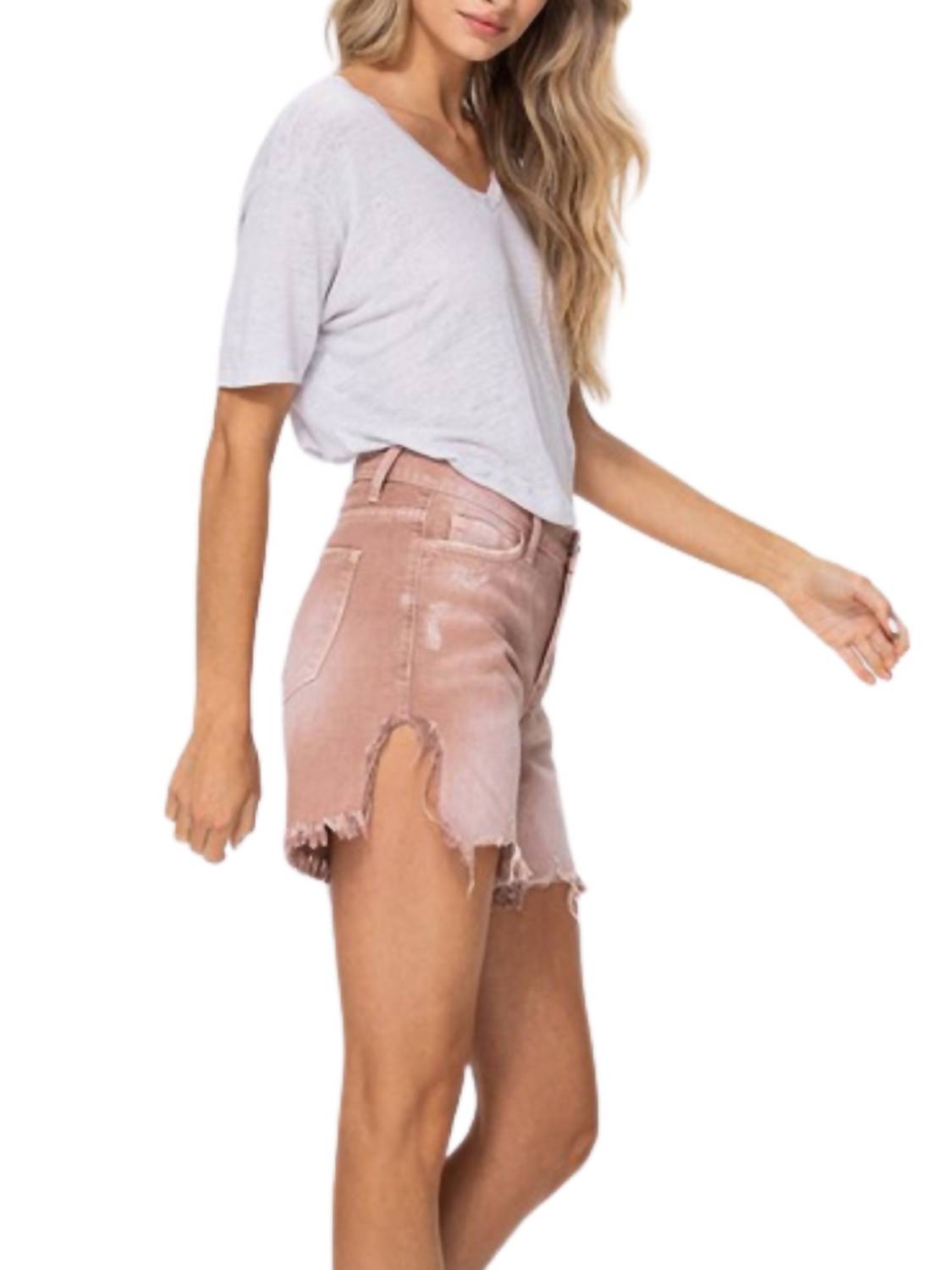 Vervet By Flying Monkey - Checks The Boxes Denim Short