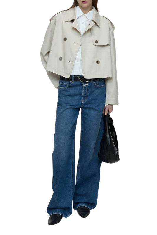 Closed - Cropped Trench Jacket