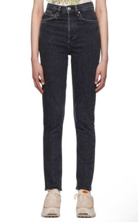 Re/Done - 90's Ultra High Rise Ankle Crop Jeans