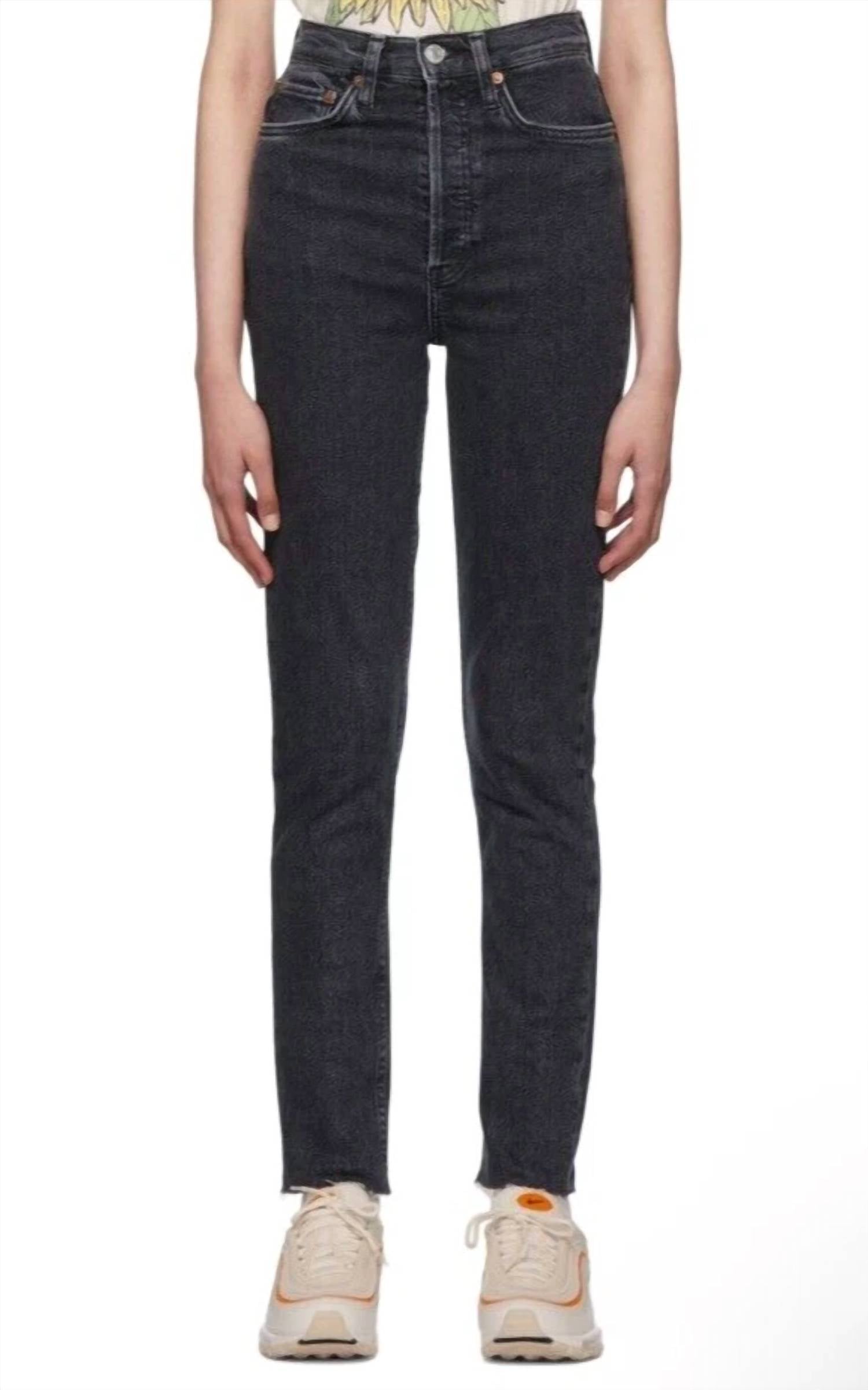 Re/Done - 90's Ultra High Rise Ankle Crop Jeans