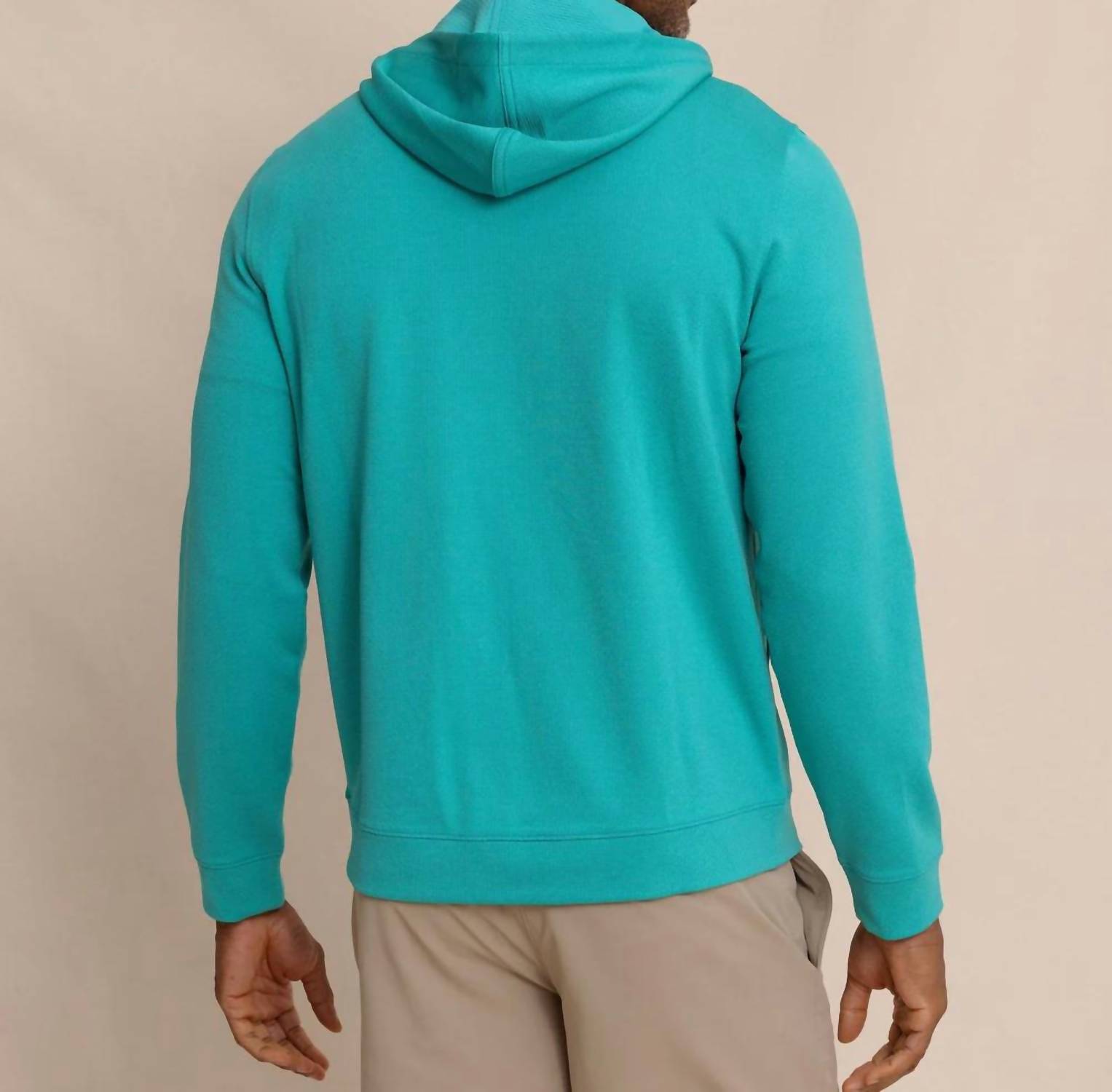 SOUTHERN TIDE Schooner Full-Zip Hoodie in spruce shade - men's shirt - view 8