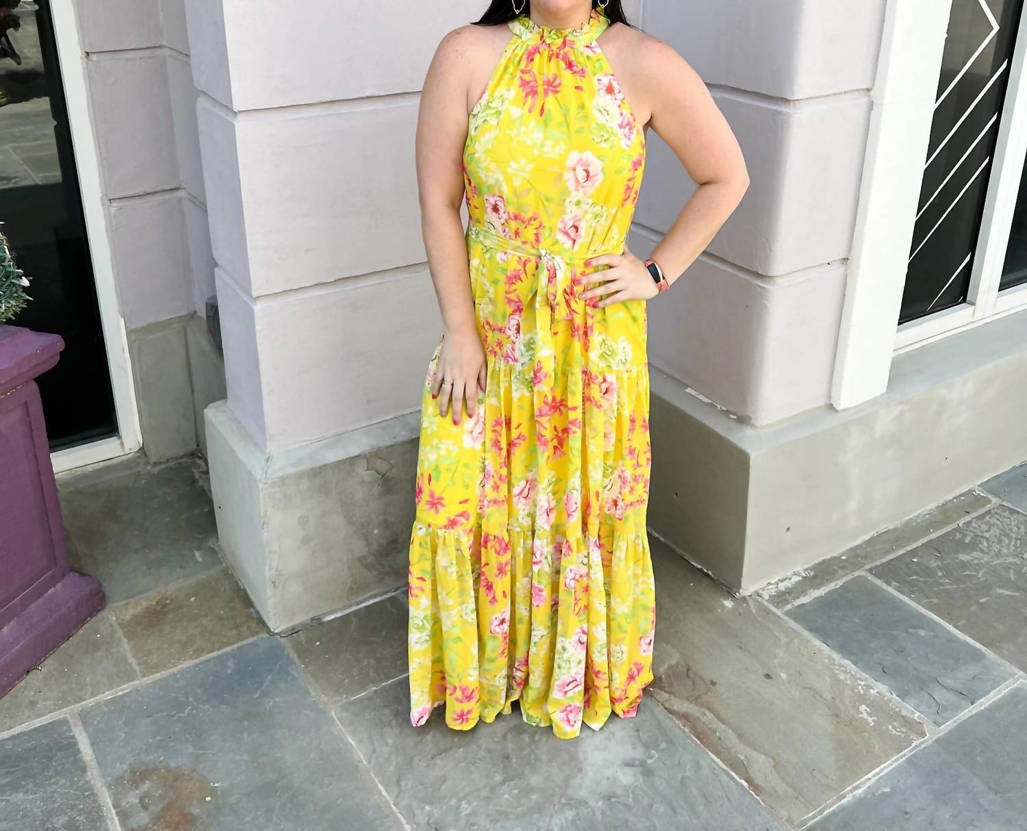 Flying Tomato - Ibiza Printed Maxi Dress