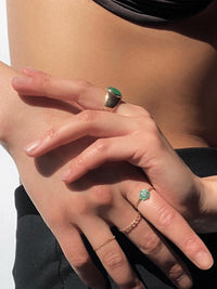 Loren Stewart - Women's Havana Chain Ring