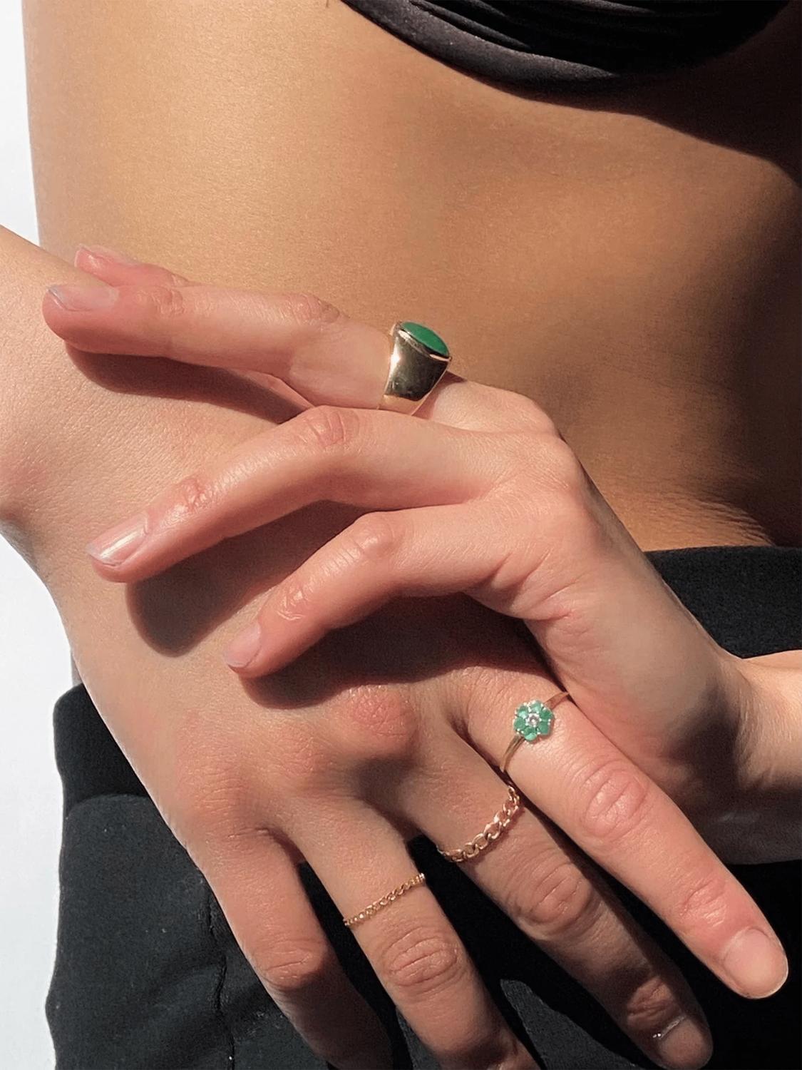 Loren Stewart - Women's Havana Chain Ring