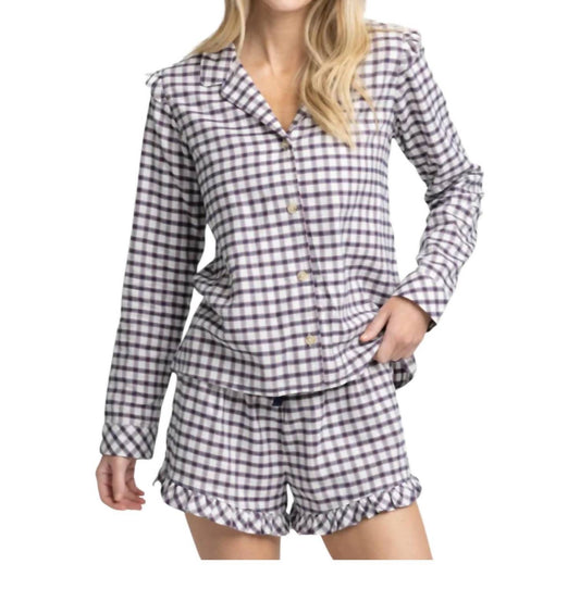 Southern Tide - Women's Plaid Lounge Set