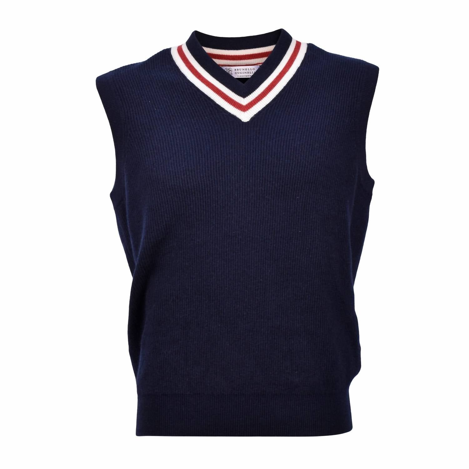 Brunello Cucinelli Men's Cashmere Sweater in multicolor - men's sweater