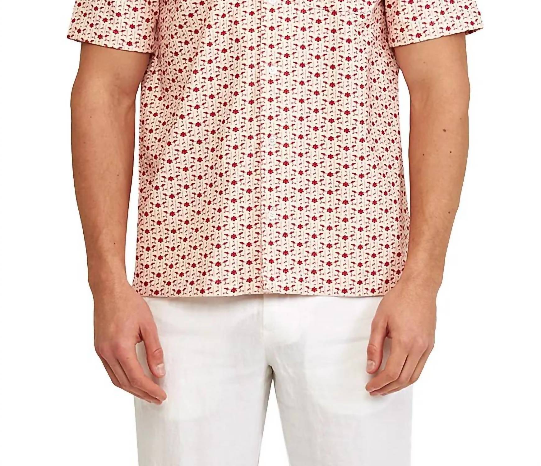 Orlebar Brown - Marne Bandana Corduroy Shirt