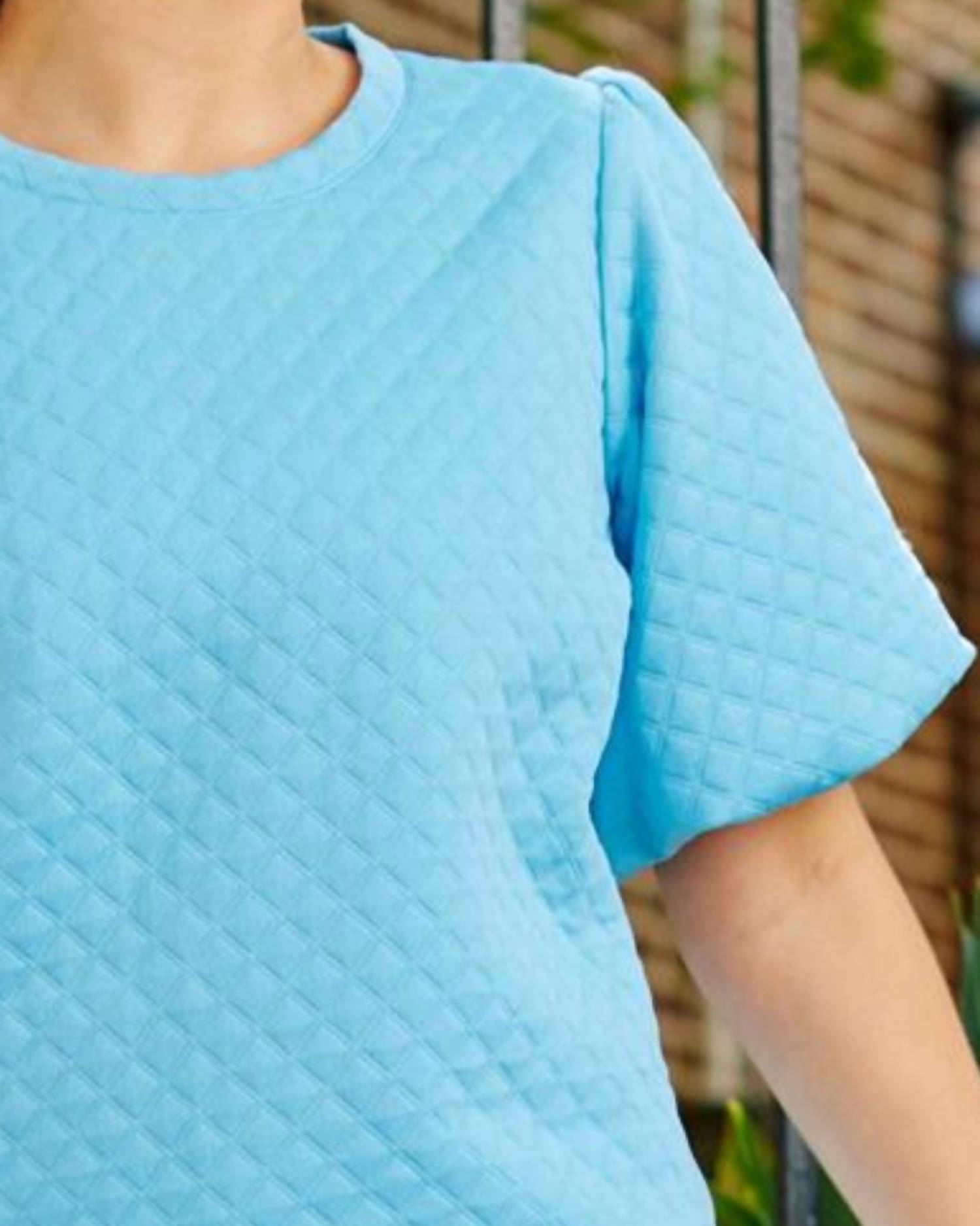Mary Square - Jamie Bubble Sleeves Top