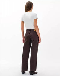 Rag & Bone - Saige Low Rise Full Relaxed Straight Jeans