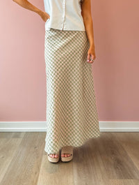 Things Between Harper Maxi Skirt in pink green - women's skirt - view 4