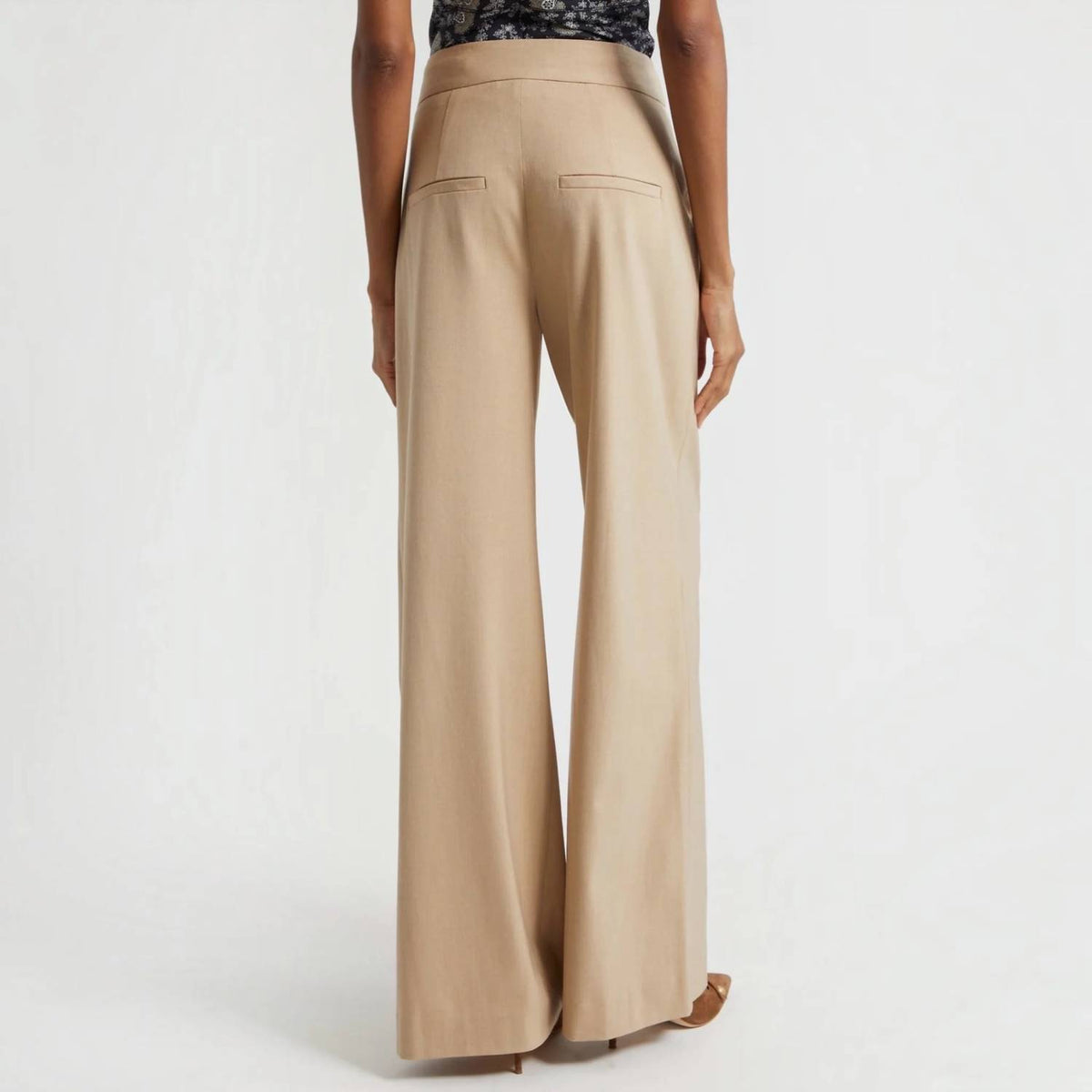 Veronica Beard - Rimini Pleated Wide-Leg Pants