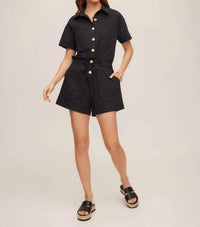 Fifteen Twenty - Women's Daliah Short Sleeve Romper