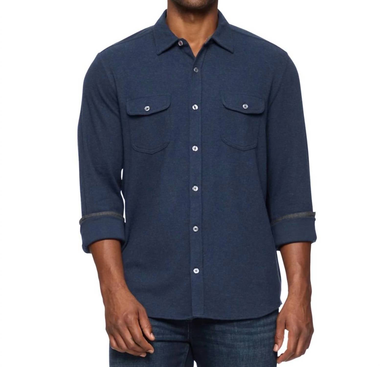 Flags & Anthem - Madeflex Stretch Knit Flannel Shirt