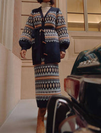 Marie Oliver Ferne Cardigan in sea - women's cardigan - view 5