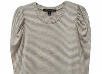 Fifteen Twenty - Women's Shirred Sleeve Stripe Top
