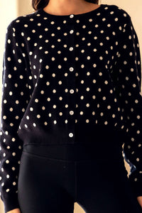 Storia - Women's Louise Polka Dot Cardigan