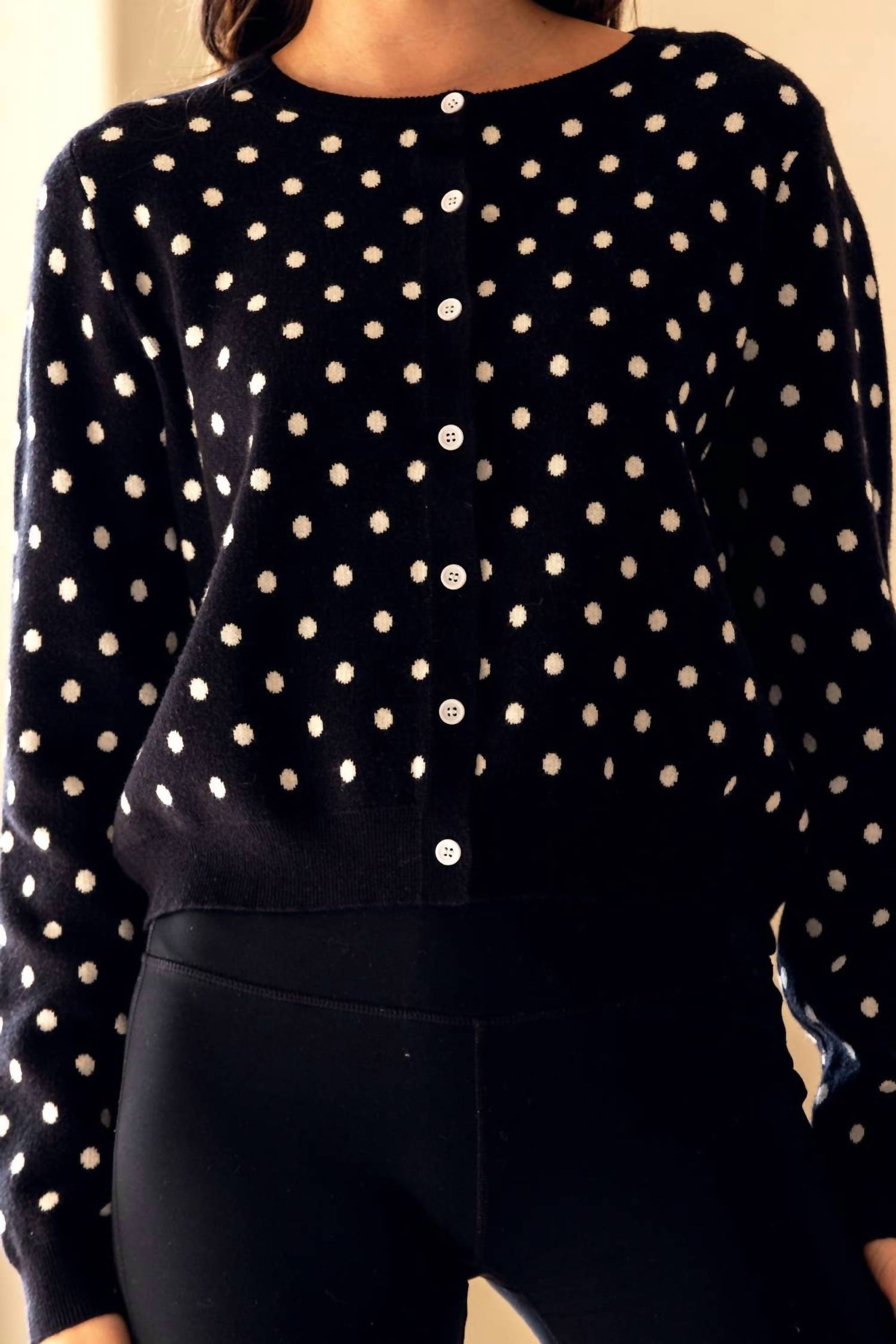Storia - Women's Louise Polka Dot Cardigan