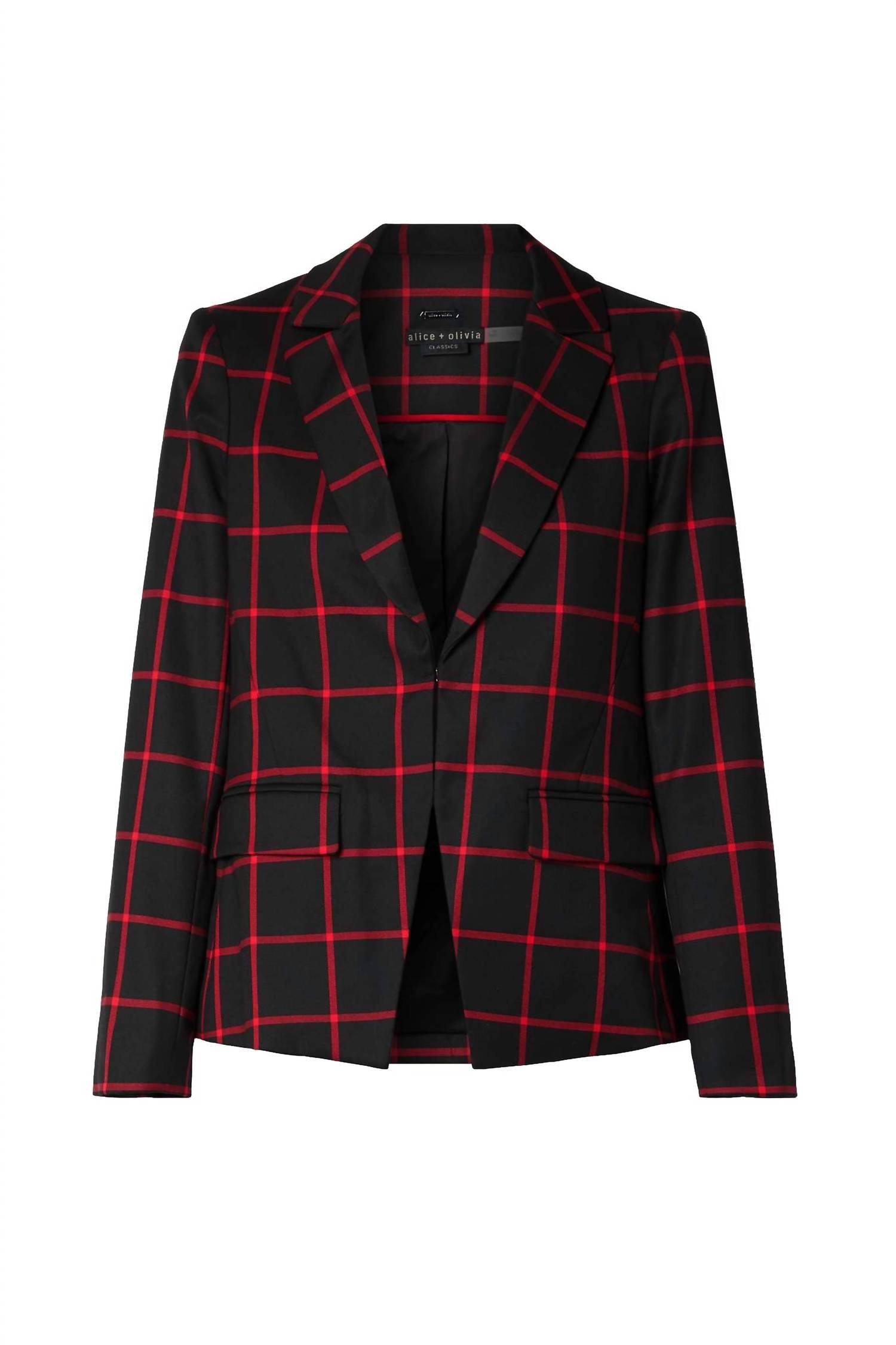 Mya Notch Collar Twill Blazer