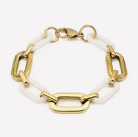 Sahira Jewelry Design - Women's Jenna Link Acrylic Bracelet