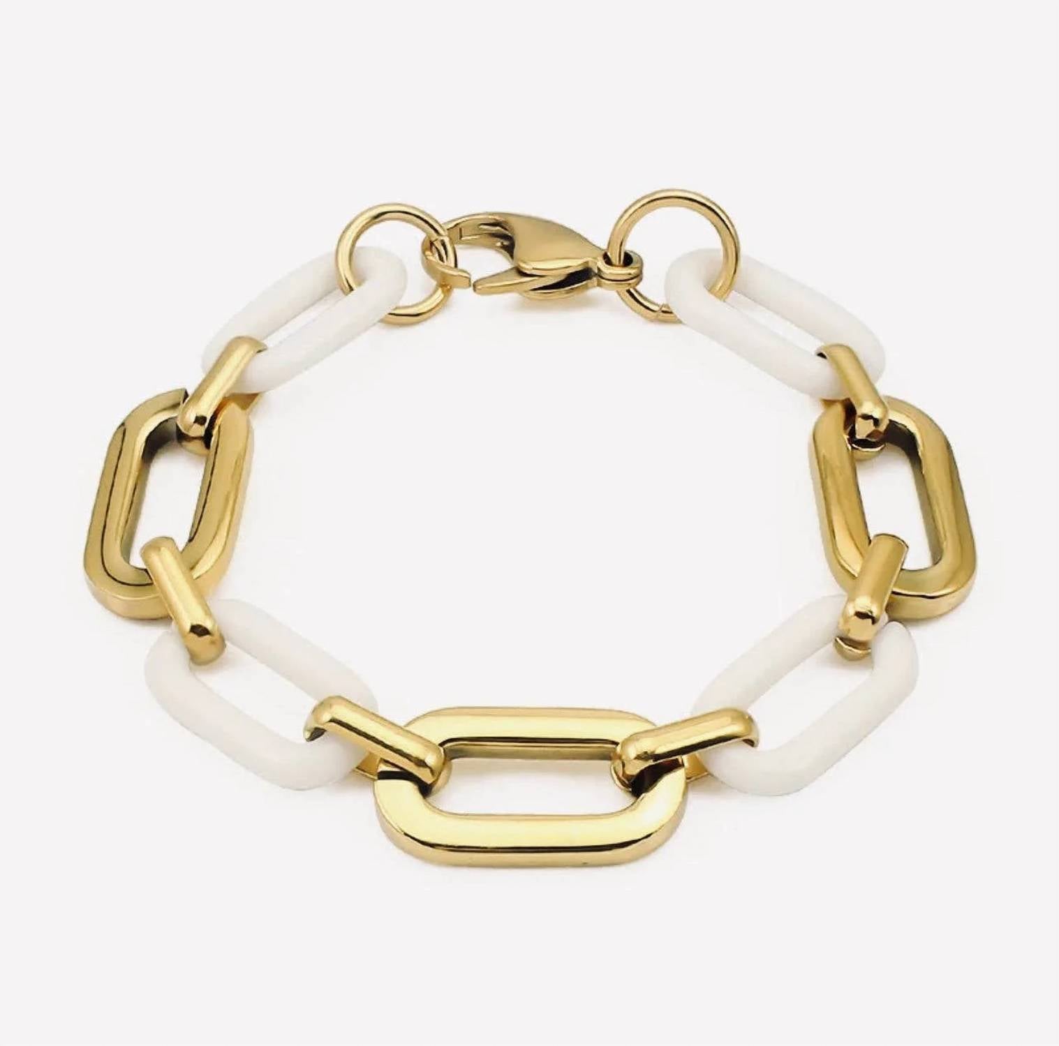 Sahira Jewelry Design - Women's Jenna Link Acrylic Bracelet