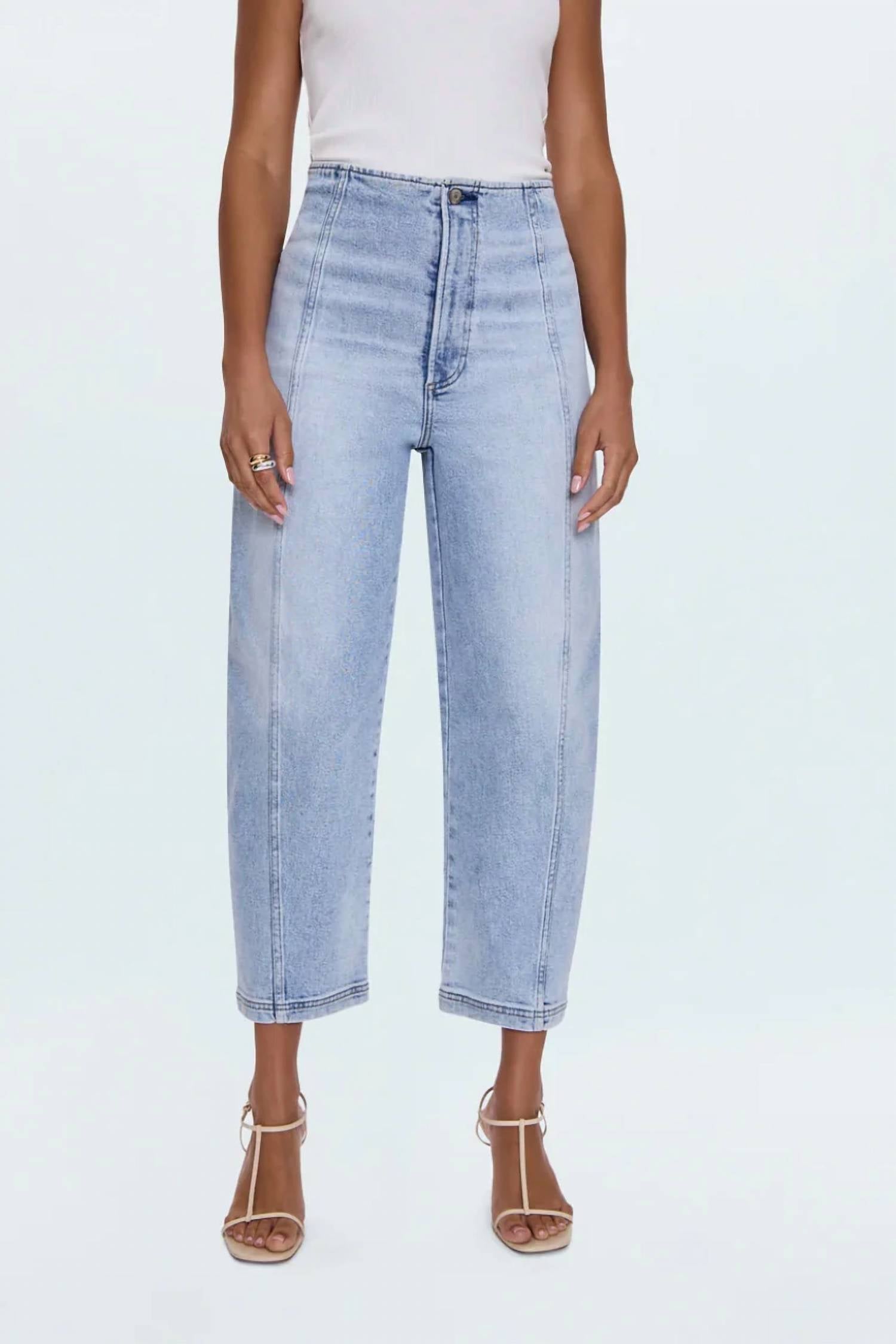 Pistola - BLAIR HIGH RISE SEAMED BARREL JEAN