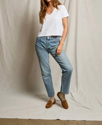 Perfectwhitetee - Beckett Crispy Cotton V-neck Tee