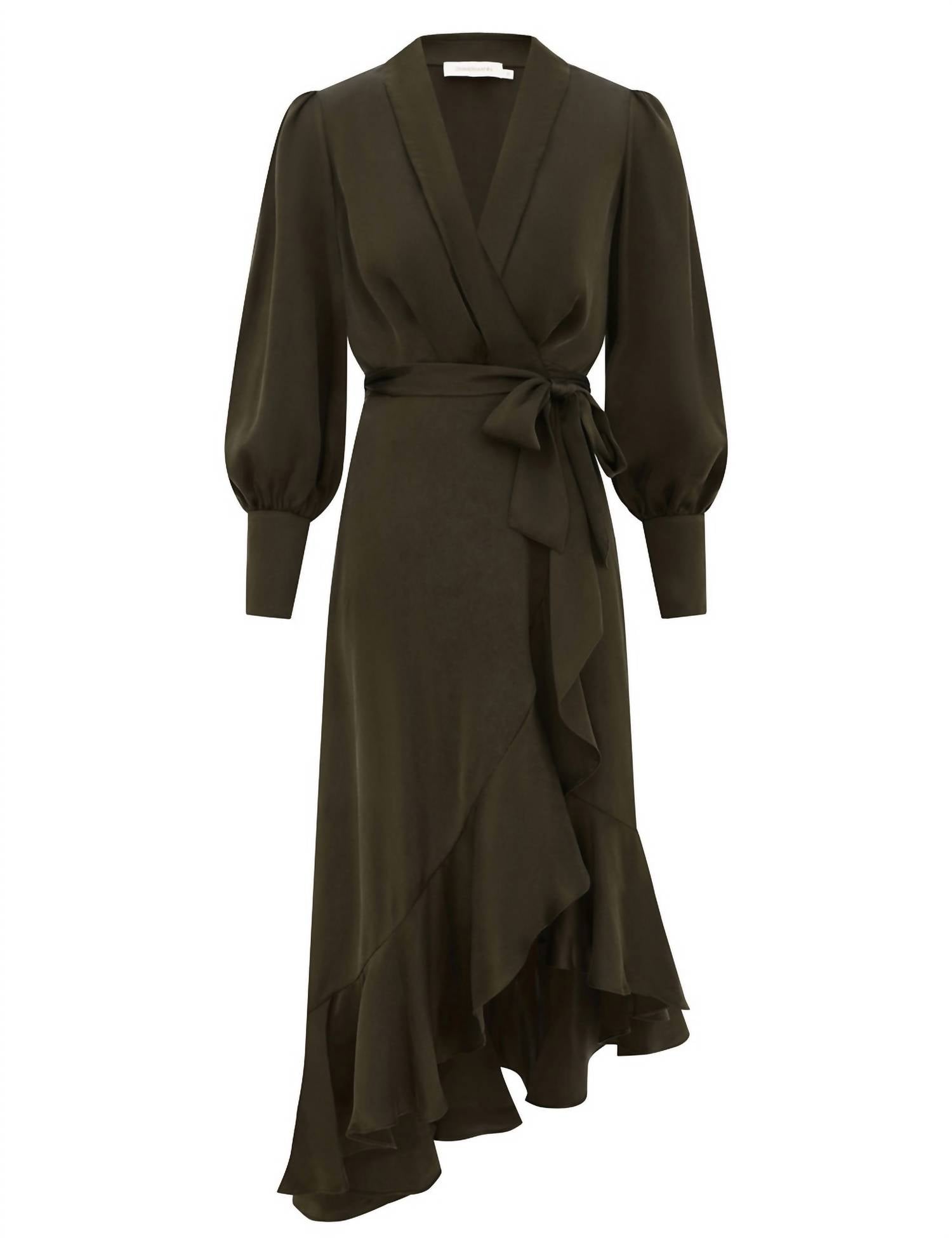 Zimmermann - Silk Wrap Midi Dress