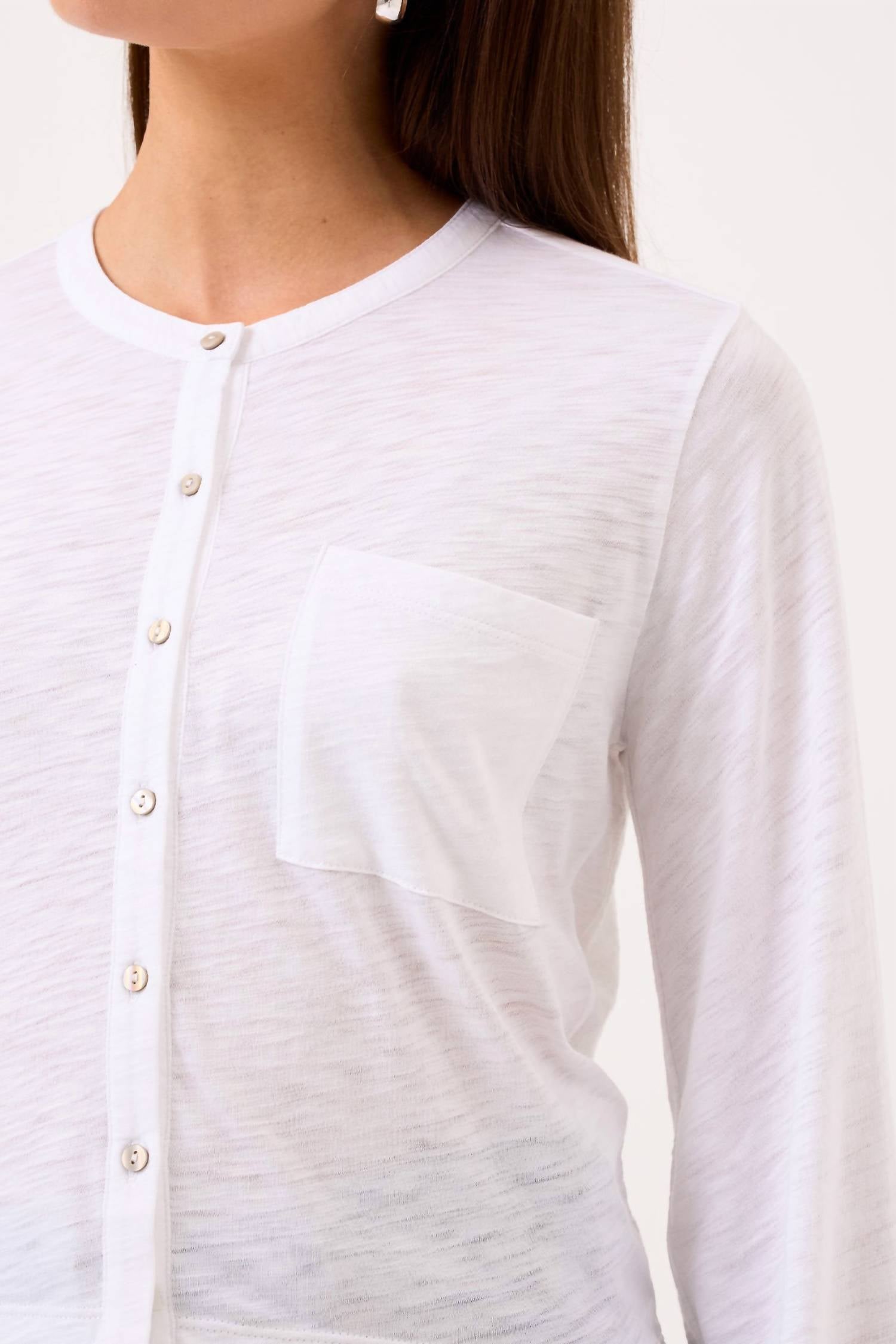 Goldie - Julia Long Sleeve Crop Shirt