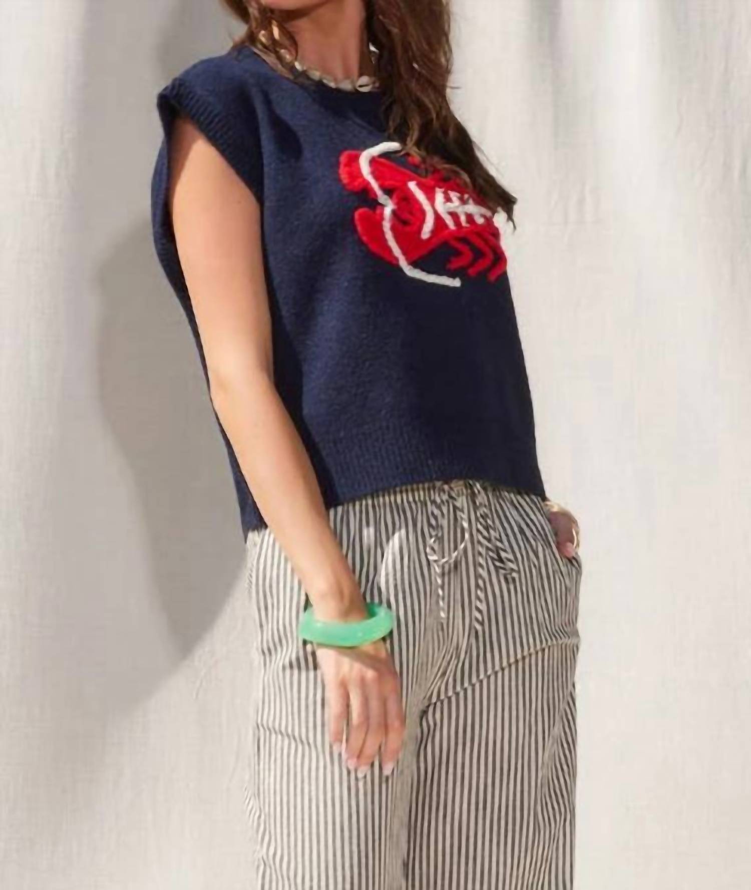 Illa Illa - Lobster Design Soft Knit Sweater