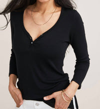Hatch - Rib Nursing Henley Top