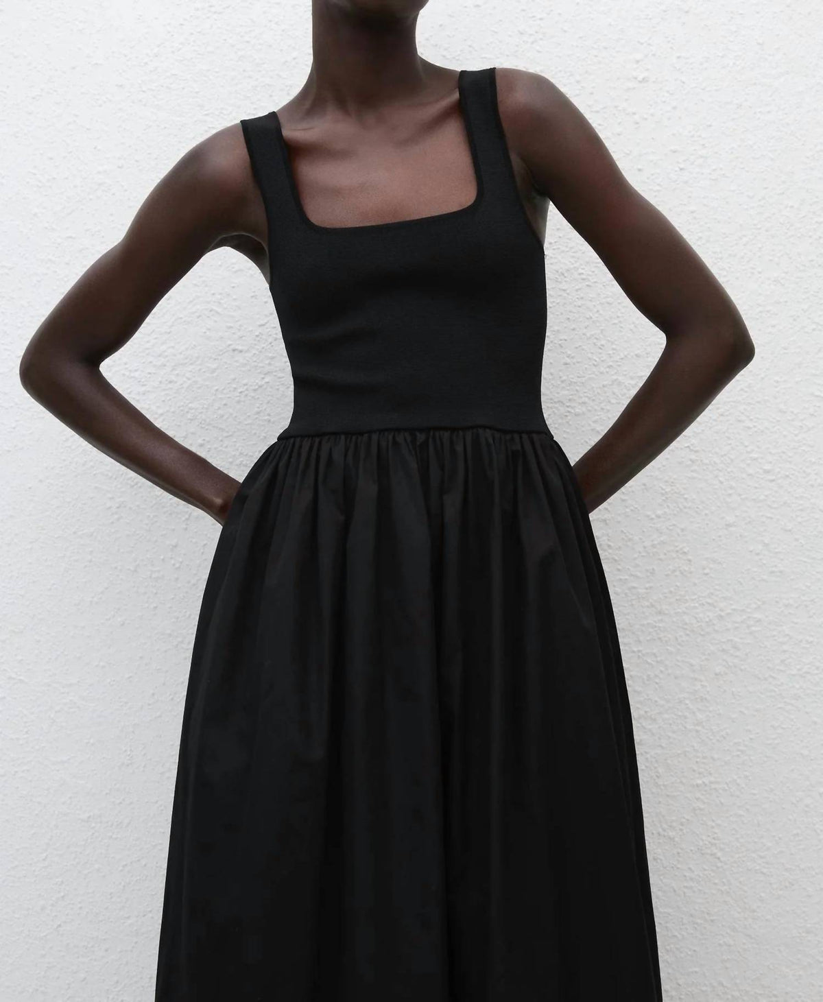 Matteau - Knit And Cotton Dress
