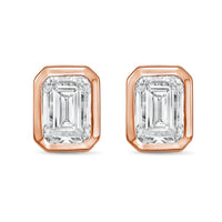 Diana M Jewels - Women's Emerald Lab-grown Diamond Stud Earrings (10.00 Tcw) - Bold