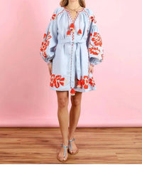 Annabo - Pixel Rose Mini Dress