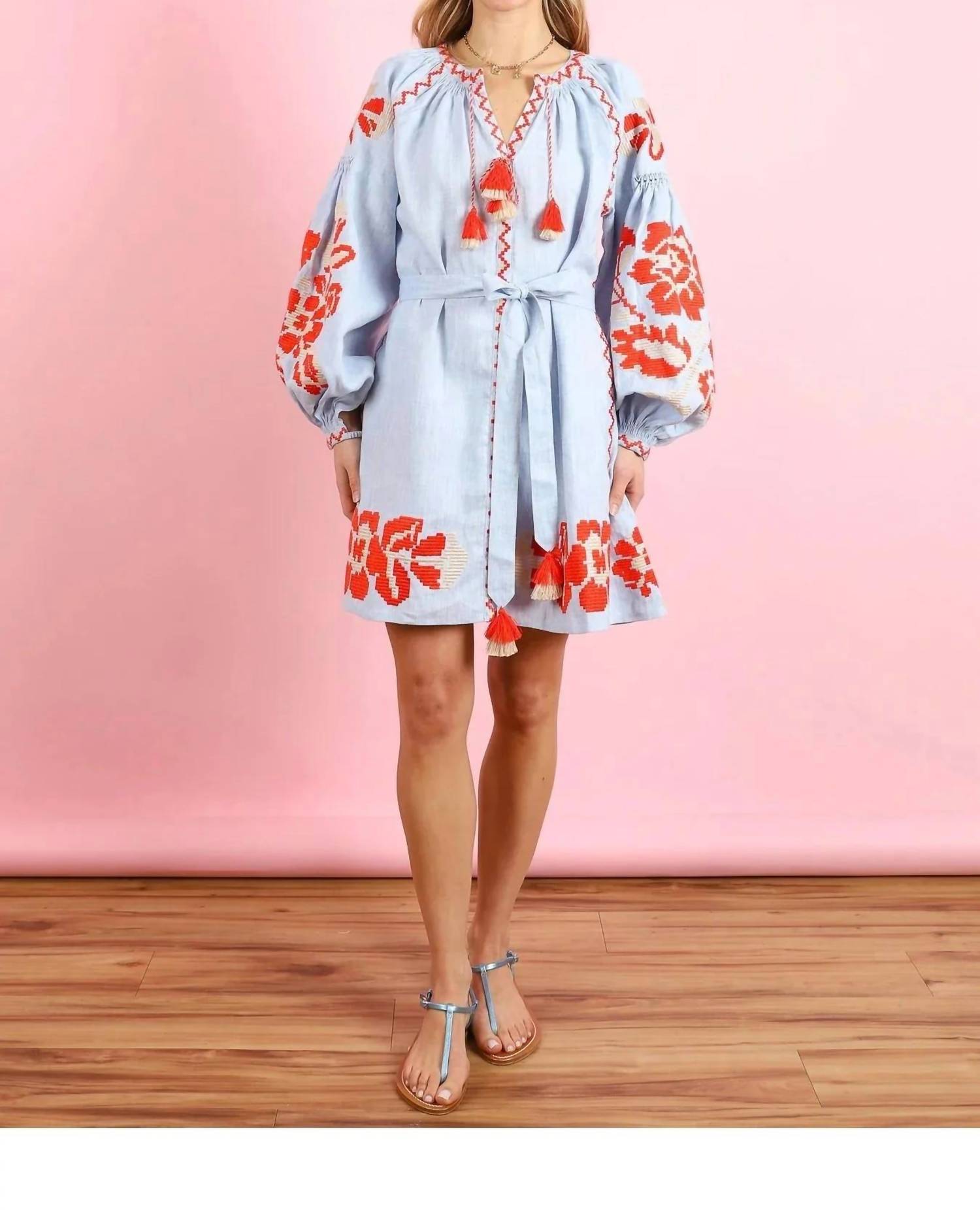 Annabo - Pixel Rose Mini Dress