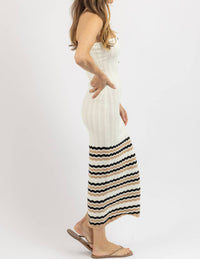 Mable - COMO CONTRAST MAXI DRESS