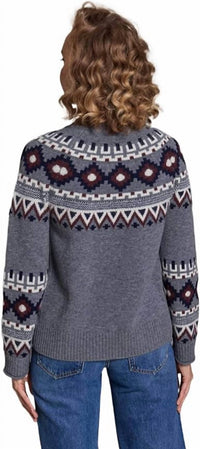 Alashan Cashmere - Vail Fair Ilse Mock Neck Sweater