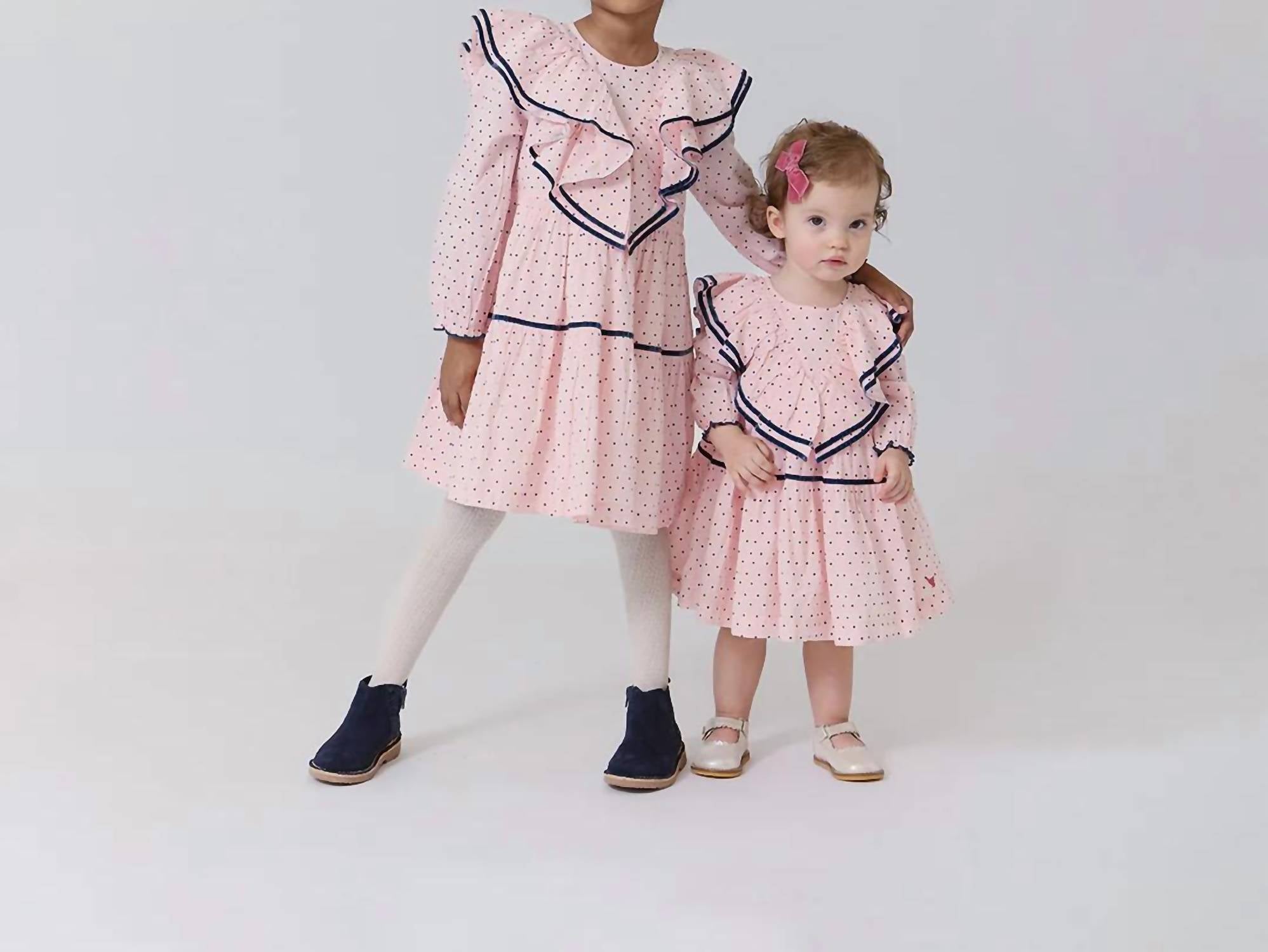 Pink Chicken - Strawberry Cream Polka Dot Dress