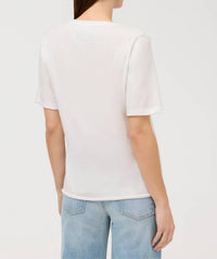 Johnny Was - CELIORA RAW HEM V-NECK TEE