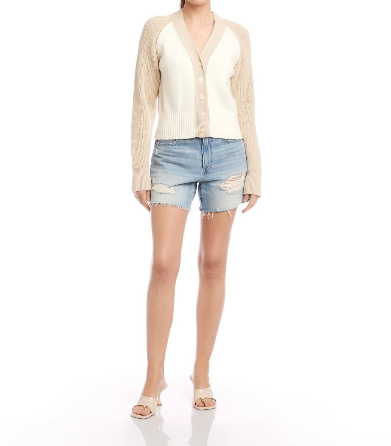 Fifteen Twenty - Marina Colorblock Cardigan