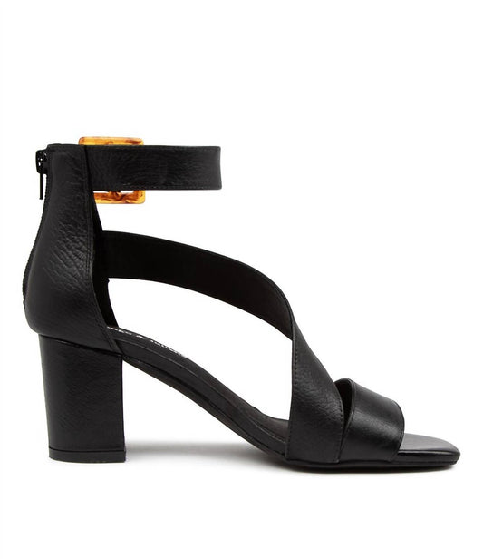 Django & Juliette - Women's Pera Leather Heeled Sandals