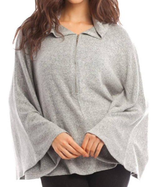 Sophia Kashmira Hooded Poncho