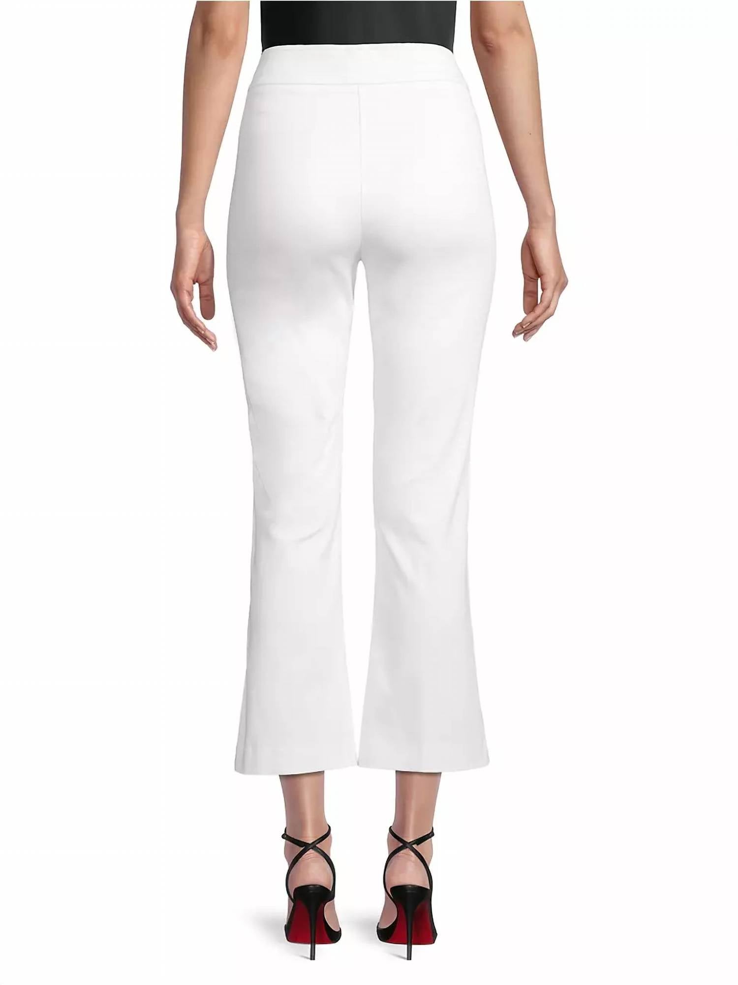 Avenue Montaigne - Leo Ponti Jersey Crop Flare Pants