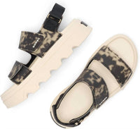 SOREL Women's Kinetic Sunchase Ankle Strap Sandal in black chalk - women's sandal - view 5
