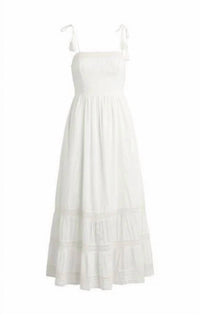 Bila77 - Women's Alberni Tie Strap Maxi Dress