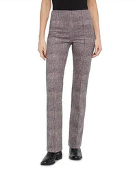 Lysse Elysse High Rise Straight Leg Pants in sublime plush plaid - women's jeans