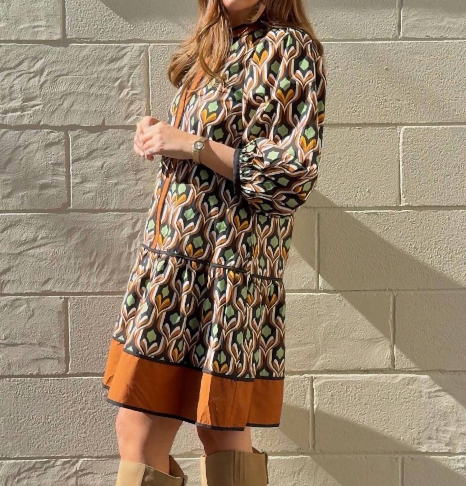 Entro - Lilith Print Mini Dress