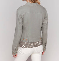 Charlie B - Linen Button Up Jacket
