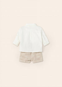 Mayoral - Boys Three-piece Linen Vest Set